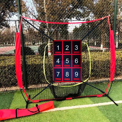 Pitching Target Net with Strike 9-Zone