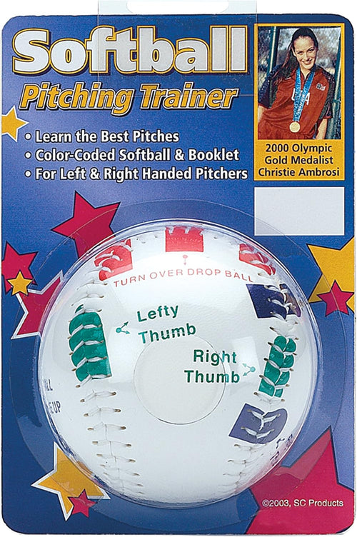 Markwort Christie Ambrose's Softball Pitching Trainer, 11-Inch,White